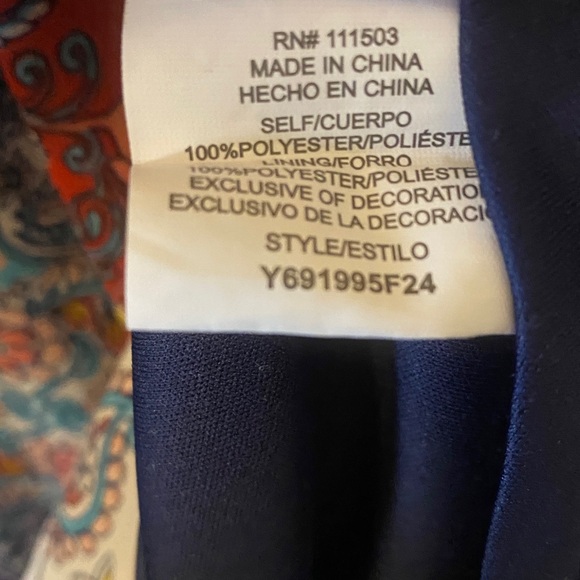 Luxology Embroidered Multicolor Sleeveless Mini Dress - Picture 5 of 13